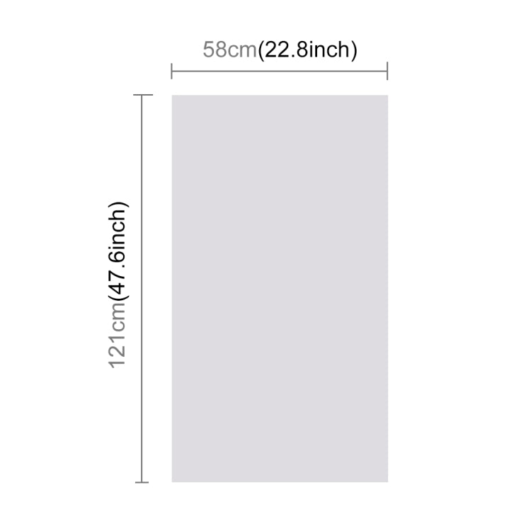 PULUZ Photography Background PVC Paper Kits for Studio Tent Box, Size: 121cm x 58cm(White) - Solid Color by buy2fix | Online Shopping UK | buy2fix