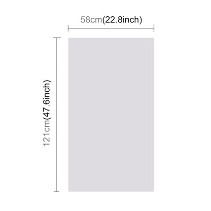 PULUZ Photography Background PVC Paper Kits for Studio Tent Box, Size: 121cm x 58cm(White) - Solid Color by buy2fix | Online Shopping UK | buy2fix