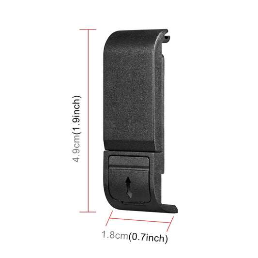 PULUZ POM Plastic Battery Side Interface Cover for GoPro HERO13 Black /12 Black /11 Black /10 Black /9 BlackBlack) - Skeleton Housing by PULUZ | Online Shopping UK | buy2fix
