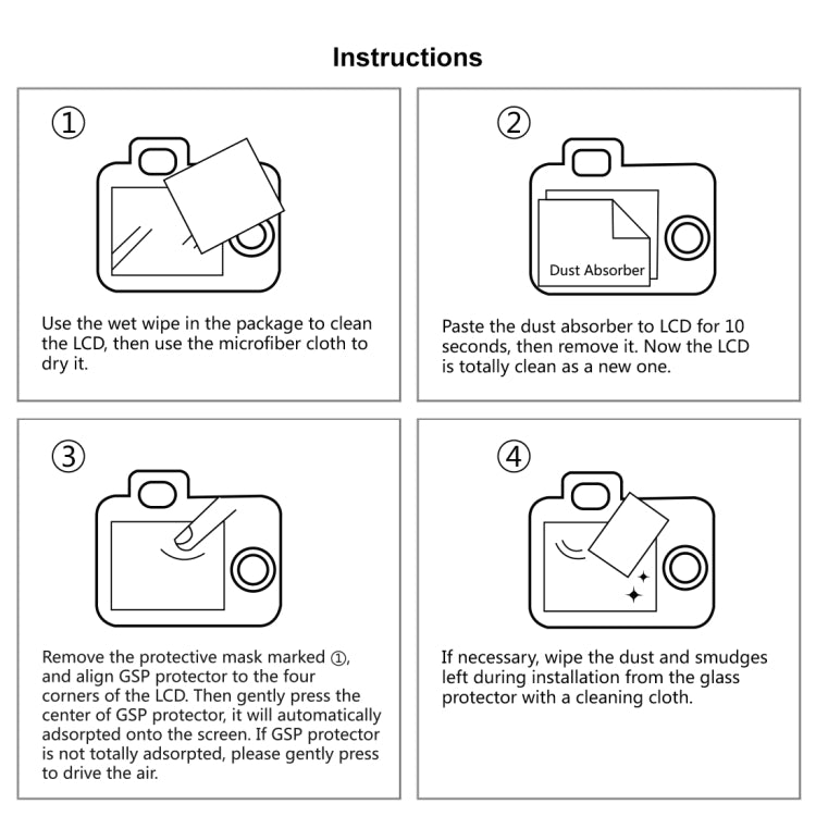 PULUZ 2.5D 9H Tempered Glass Film for Olympus EM10 / II / III / OM-D / EM-1/ II / III / E-P5 / E-PL7 / E-PL8 / 8 / 9 EM5 II / PEN-F / EM1X, Nikon 1V3, Panasonic GF6 / G99 / GX7III GX8 / GH3, Fujifilm X-H1 - Camera Screen Guard by PULUZ | Online Shopping UK | buy2fix