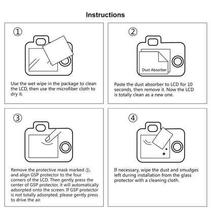 PULUZ 2.5D 9H Tempered Glass Film for Olympus EM10 / II / III / OM-D / EM-1/ II / III / E-P5 / E-PL7 / E-PL8 / 8 / 9 EM5 II / PEN-F / EM1X, Nikon 1V3, Panasonic GF6 / G99 / GX7III GX8 / GH3, Fujifilm X-H1 - Camera Screen Guard by PULUZ | Online Shopping UK | buy2fix