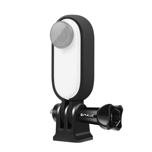 PULUZ Plastic Protective Frame Mount Cage with Tripod Base Adapter for Insta360 GO 2(Black) - Mount & Holder by PULUZ | Online Shopping UK | buy2fix