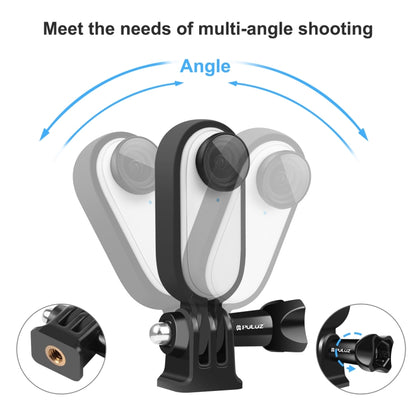 PULUZ Plastic Protective Frame Mount Cage with Tripod Base Adapter for Insta360 GO 2(Black) - Mount & Holder by PULUZ | Online Shopping UK | buy2fix