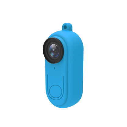 PULUZ Silicone Protective Case with Lens Cover for Insta360 GO 2(Blue) - Case & Bags by PULUZ | Online Shopping UK | buy2fix