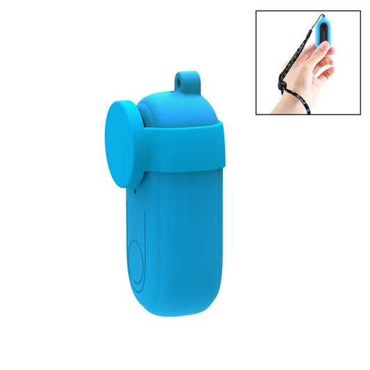 PULUZ Silicone Protective Case with Lens Cover for Insta360 GO 2(Blue) - Case & Bags by PULUZ | Online Shopping UK | buy2fix