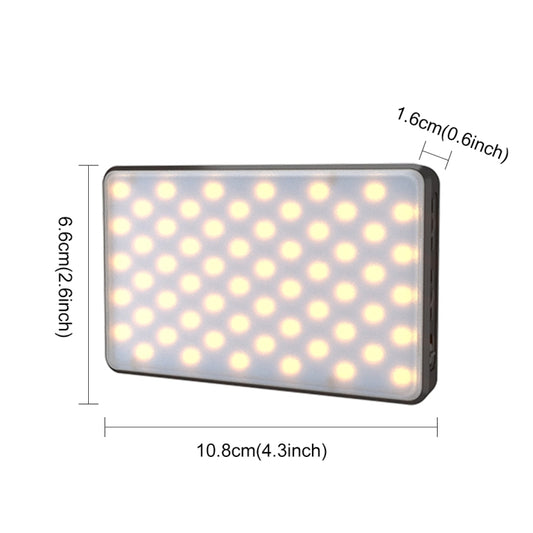 PULUZ 2500K / 9000K 120 LEDs Live Broadcast Video LED Light Photography Beauty Selfie Fill Light with Switchable 6 Colors Filters (Black) - Selfie Light by PULUZ | Online Shopping UK | buy2fix