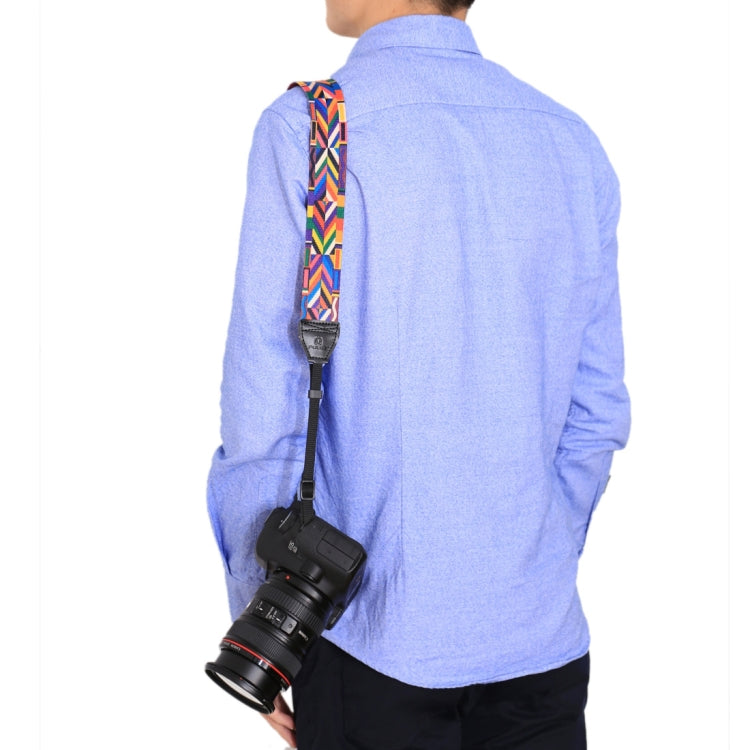PULUZ Retro Ethnic Style Multi-color Series Shoulder Neck Strap Camera Strap for SLR / DSLR Cameras by PULUZ