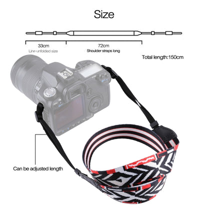 PULUZ Retro Ethnic Style Multi-color Series Shoulder Neck Strap Camera Strap for SLR / DSLR Cameras - Camera Strap by PULUZ | Online Shopping UK | buy2fix