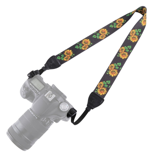 PULUZ Retro Ethnic Style Multi-color Series Sunflower Shoulder Neck Strap Camera Strap for SLR / DSLR Cameras - Camera Strap by PULUZ | Online Shopping UK | buy2fix