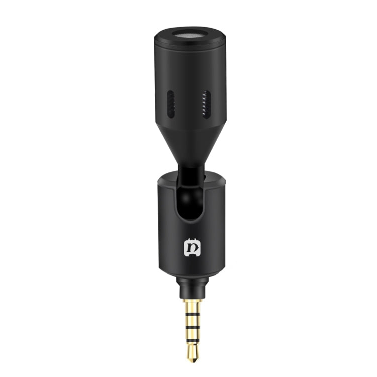 PULUZ 3.5mm Jack Mobile Phone Single Directional Adjustable Microphone(Black) - Microphone by PULUZ | Online Shopping UK | buy2fix