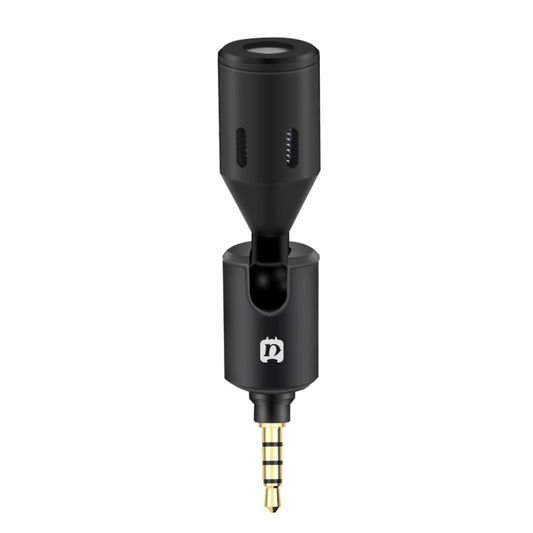 PULUZ 3.5mm Jack Mobile Phone Single Directional Adjustable Microphone(Black) - Microphone by PULUZ | Online Shopping UK | buy2fix