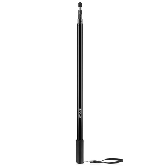 PULUZ 3m Metal Selfie Stick Monopod  for Insta360 One RS / X2 / X3 / X4 / DJI Osmo 360 (Black) - Self Monopod Grip by PULUZ | Online Shopping UK | buy2fix