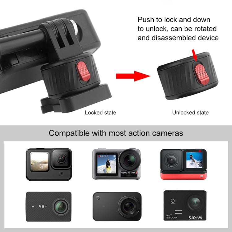 PULUZ Action Camera Quick Release Magnetic Base Adapter (Black) - Connection Mount by PULUZ | Online Shopping UK | buy2fix