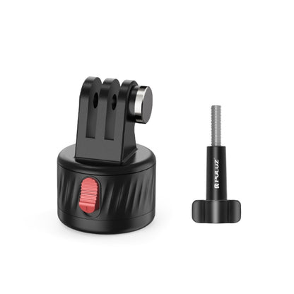 PULUZ Action Camera 1/4 inch Magnetic Base Adapter (Black) - Connection Mount by PULUZ | Online Shopping UK | buy2fix