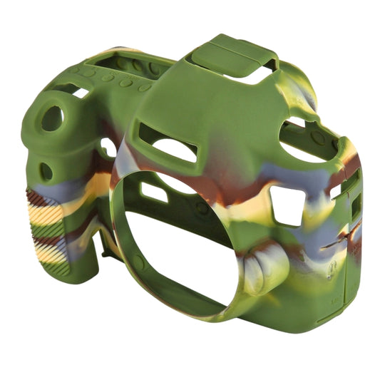 PULUZ Soft Silicone Protective Case for Canon EOS 6D(Camouflage) - Protective Case by PULUZ | Online Shopping UK | buy2fix