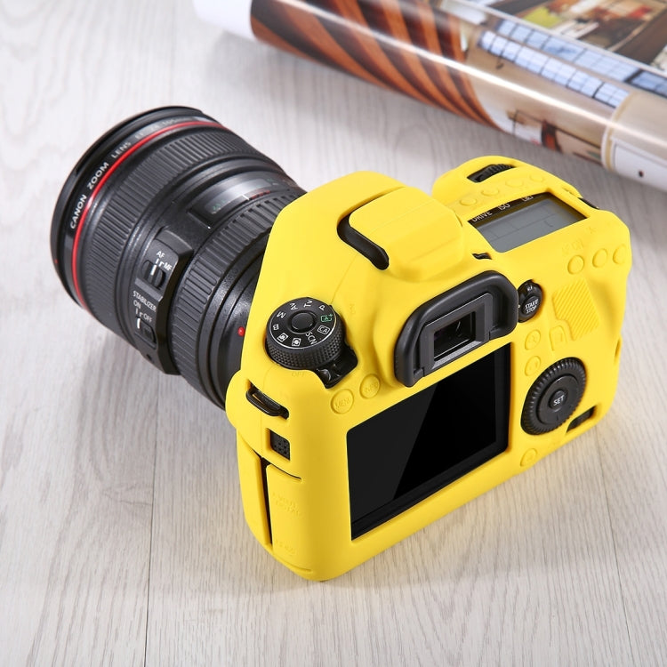 PULUZ Soft Silicone Protective Case for Canon EOS 6D(Yellow) - Protective Case by PULUZ | Online Shopping UK | buy2fix