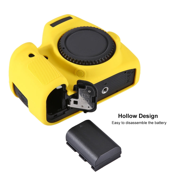 PULUZ Soft Silicone Protective Case for Canon EOS 6D(Yellow) - Protective Case by PULUZ | Online Shopping UK | buy2fix
