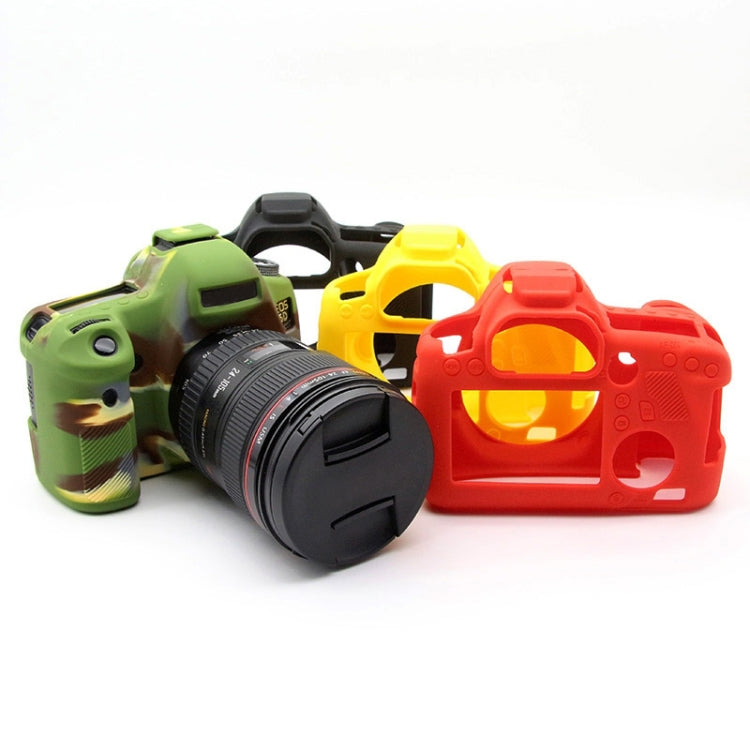 PULUZ Soft Silicone Protective Case for Canon EOS 6D(Yellow) - Protective Case by PULUZ | Online Shopping UK | buy2fix