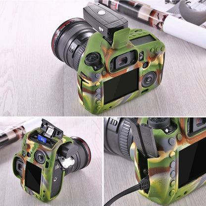 PULUZ Soft Silicone Protective Case for Canon EOS 5D Mark III / 5D3(Camouflage) - Protective Case by PULUZ | Online Shopping UK | buy2fix