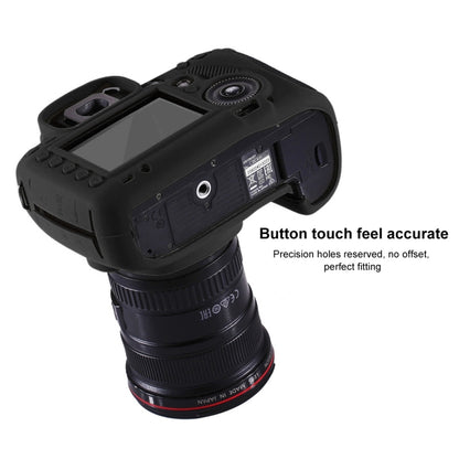 PULUZ Soft Silicone Protective Case for Canon EOS 5D Mark III / 5D3(Black) - Protective Case by PULUZ | Online Shopping UK | buy2fix