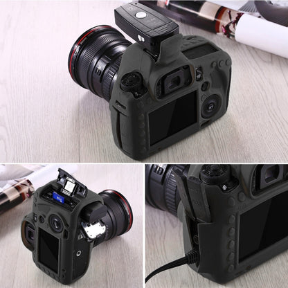 PULUZ Soft Silicone Protective Case for Canon EOS 5D Mark III / 5D3(Black) - Protective Case by PULUZ | Online Shopping UK | buy2fix