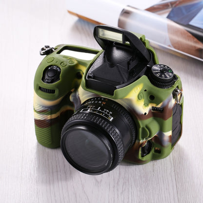 PULUZ Soft Silicone Protective Case for Nikon D750(Camouflage) - Protective Case by PULUZ | Online Shopping UK | buy2fix