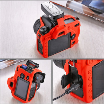 PULUZ Soft Silicone Protective Case for Nikon D750(Red) - Protective Case by PULUZ | Online Shopping UK | buy2fix