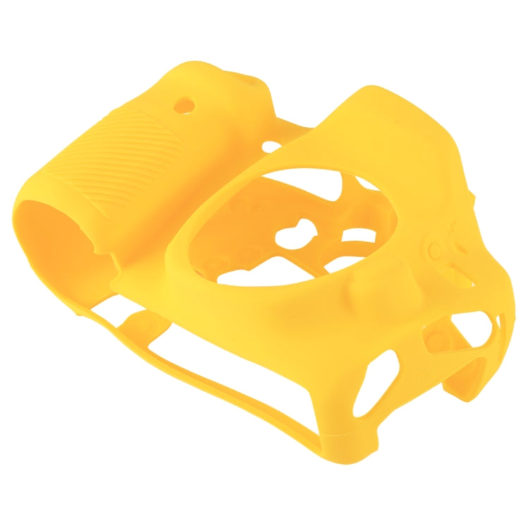 PULUZ Soft Silicone Protective Case for Canon EOS 80D(Yellow) - Protective Case by PULUZ | Online Shopping UK | buy2fix