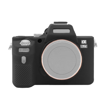 PULUZ Soft Silicone Protective Case for Sony ILCE-7MII / 7SMII / 7RMII(Black) - Protective Case by PULUZ | Online Shopping UK | buy2fix