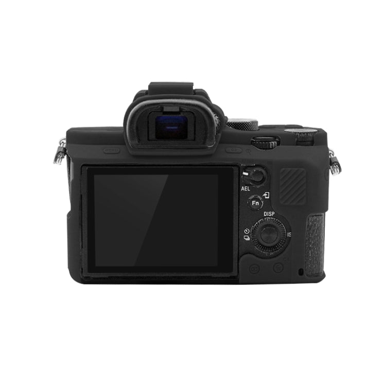 PULUZ Soft Silicone Protective Case for Sony ILCE-7MII / 7SMII / 7RMII(Black) - Protective Case by PULUZ | Online Shopping UK | buy2fix