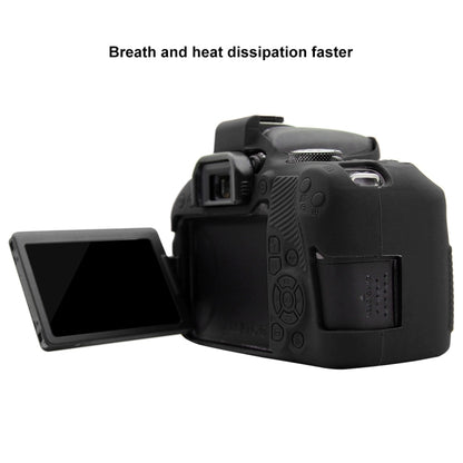 PULUZ Soft Silicone Protective Case for Canon EOS 800D(Black) - Protective Case by PULUZ | Online Shopping UK | buy2fix
