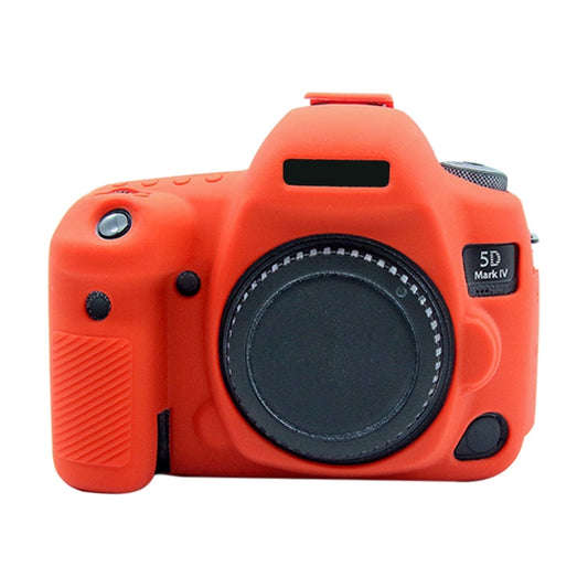 PULUZ Soft Silicone Protective Case for Canon EOS 5D Mark IV(Red) - Protective Case by PULUZ | Online Shopping UK | buy2fix