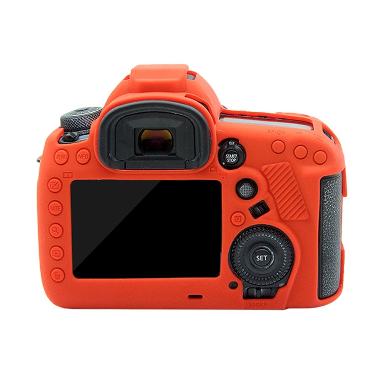 PULUZ Soft Silicone Protective Case for Canon EOS 5D Mark IV(Red) - Protective Case by PULUZ | Online Shopping UK | buy2fix