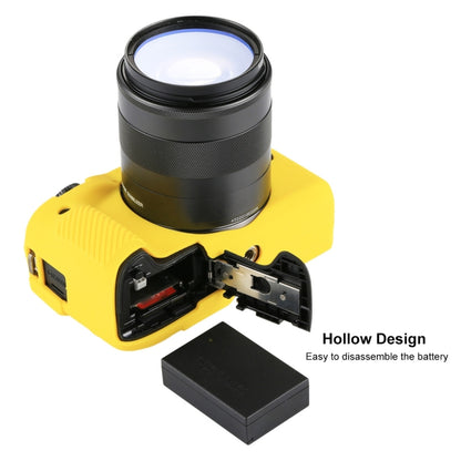 PULUZ Soft Silicone Protective Case for Canon EOS M3(Yellow) - Protective Case by PULUZ | Online Shopping UK | buy2fix