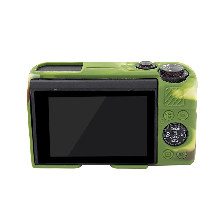 PULUZ Soft Silicone Protective Case for Canon EOS G7 X Mark II(Camouflage) - Protective Case by PULUZ | Online Shopping UK | buy2fix