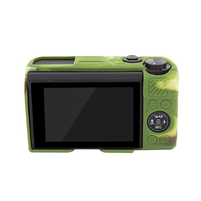 PULUZ Soft Silicone Protective Case for Canon EOS G7 X Mark II(Camouflage) - Protective Case by PULUZ | Online Shopping UK | buy2fix