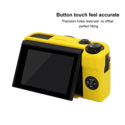 PULUZ Soft Silicone Protective Case for Canon EOS G7 X Mark II(Yellow) - Protective Case by PULUZ | Online Shopping UK | buy2fix