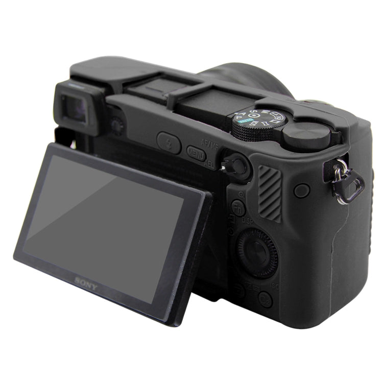 PULUZ Soft Silicone Protective Case for Sony ILCE-6300 / A6400(Black) - Protective Case by PULUZ | Online Shopping UK | buy2fix