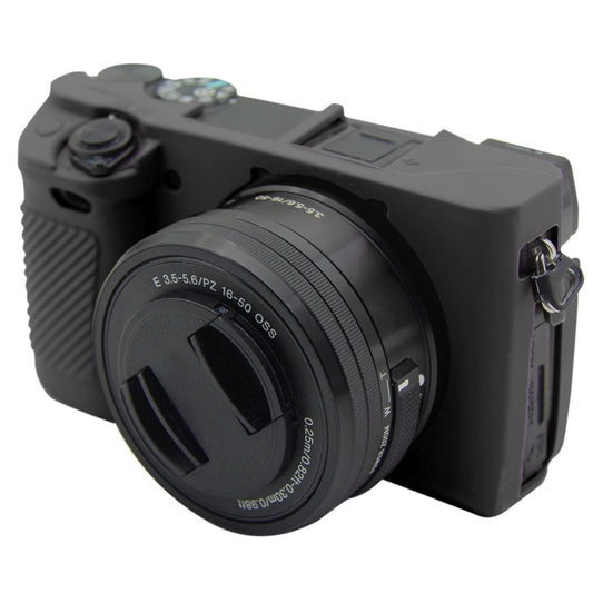PULUZ Soft Silicone Protective Case for Sony ILCE-6300 / A6400(Black) - Protective Case by PULUZ | Online Shopping UK | buy2fix