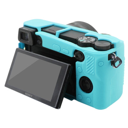 PULUZ Soft Silicone Protective Case for Sony ILCE-6300 / A6400(Blue) - Protective Case by PULUZ | Online Shopping UK | buy2fix