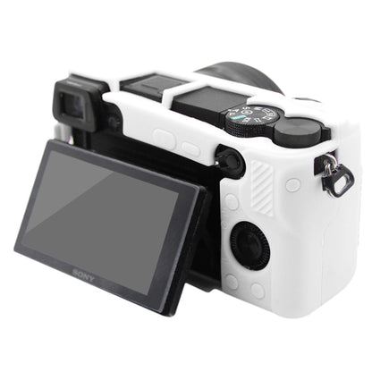 PULUZ Soft Silicone Protective Case for Sony ILCE-6300 / A6400(White) - Protective Case by PULUZ | Online Shopping UK | buy2fix