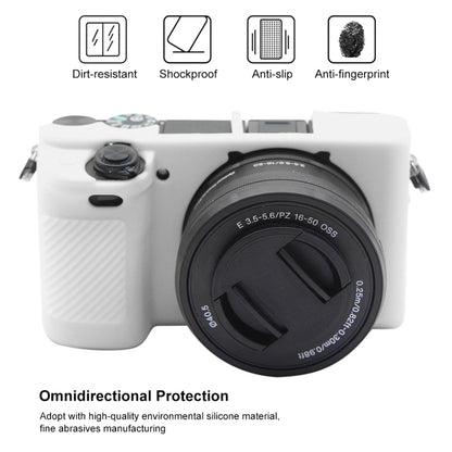 PULUZ Soft Silicone Protective Case for Sony ILCE-6300 / A6400(White) - Protective Case by PULUZ | Online Shopping UK | buy2fix