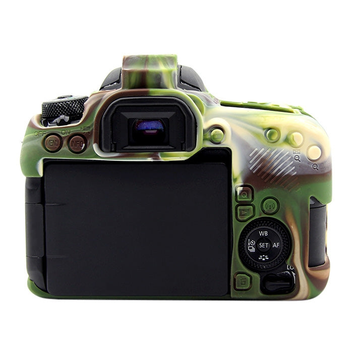 PULUZ Soft Silicone Protective Case for Canon EOS 77D(Camouflage) - Protective Case by PULUZ | Online Shopping UK | buy2fix