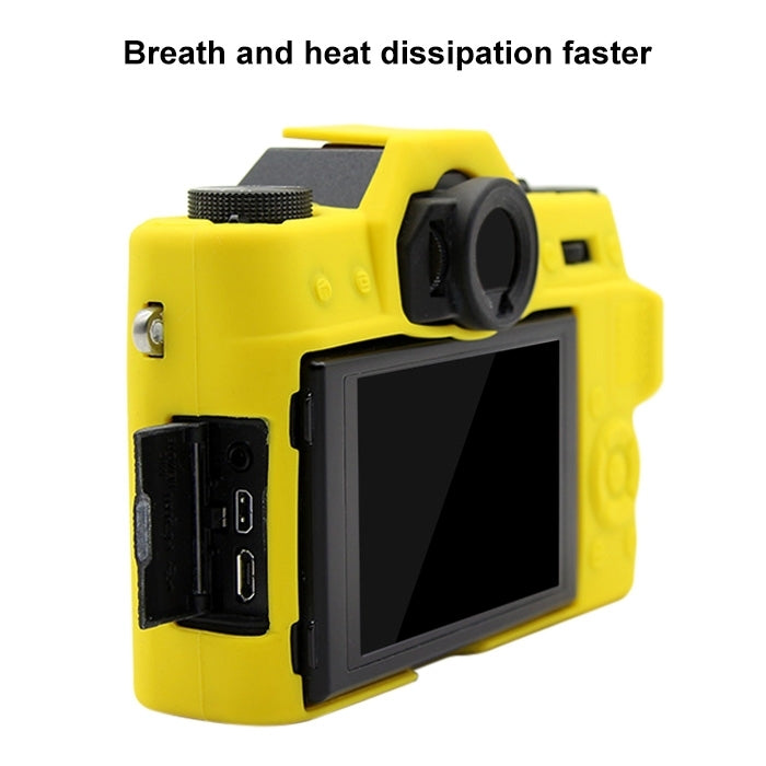 PULUZ Soft Silicone Protective Case for FUJIFILM X-T20(Yellow) - Protective Case by PULUZ | Online Shopping UK | buy2fix