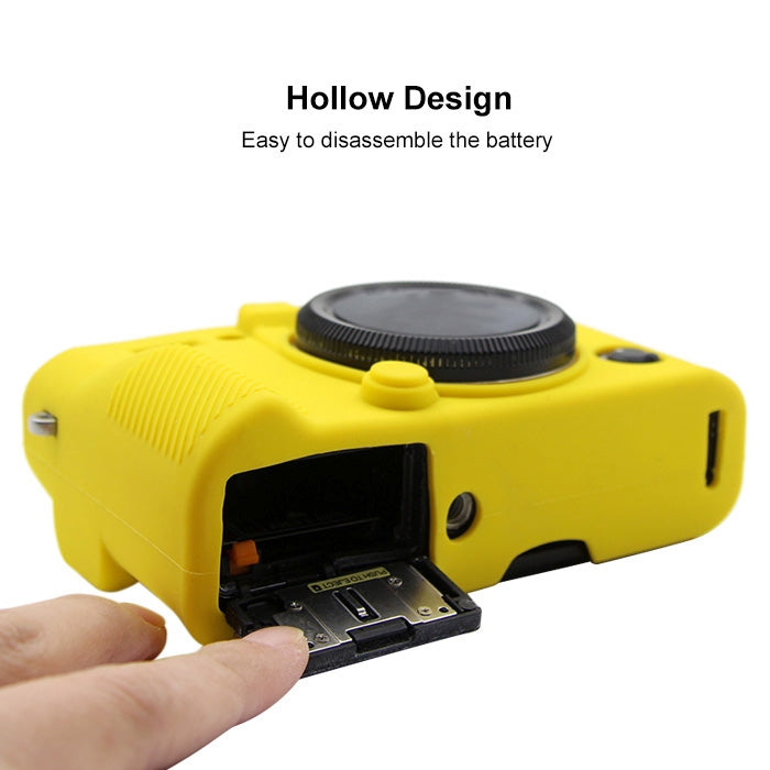 PULUZ Soft Silicone Protective Case for FUJIFILM X-T20(Yellow) - Protective Case by PULUZ | Online Shopping UK | buy2fix