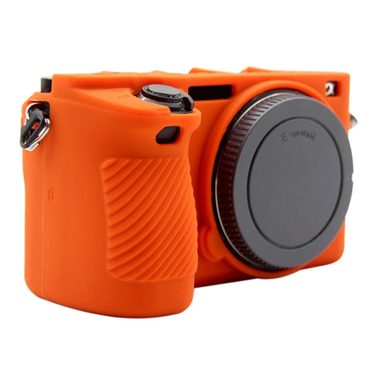 PULUZ Soft Silicone Protective Case for Sony ILCE-6500(Orange) - Protective Case by PULUZ | Online Shopping UK | buy2fix