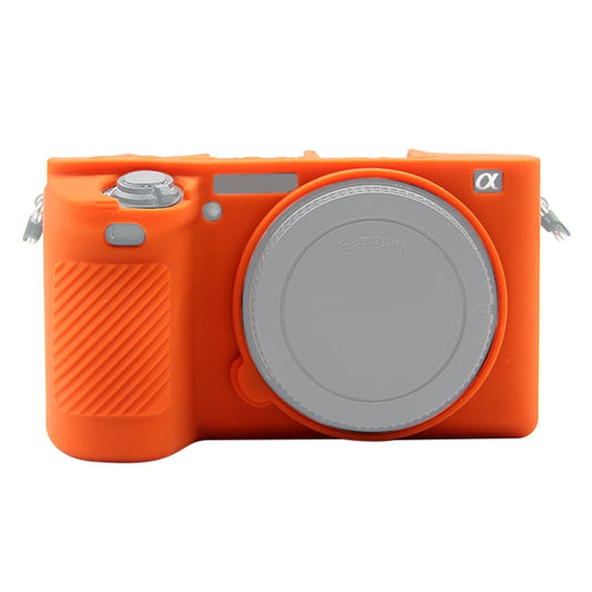 PULUZ Soft Silicone Protective Case for Sony ILCE-6500(Orange) - Protective Case by PULUZ | Online Shopping UK | buy2fix
