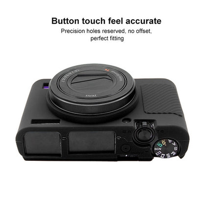 PULUZ Soft Silicone Protective Case for Sony RX100 III / IV / V(Black) - Protective Case by PULUZ | Online Shopping UK | buy2fix