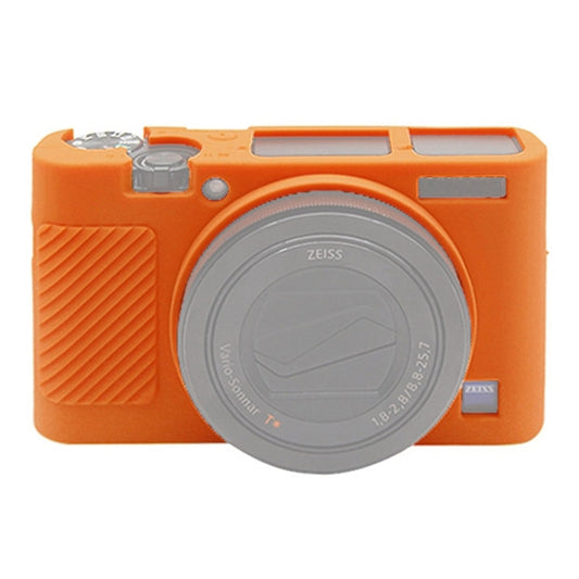 PULUZ Soft Silicone Protective Case for Sony RX100 III / IV / V(Orange) - Protective Case by PULUZ | Online Shopping UK | buy2fix