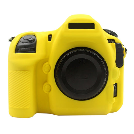 PULUZ Soft Silicone Protective Case for Nikon D850(Yellow) - Protective Case by PULUZ | Online Shopping UK | buy2fix